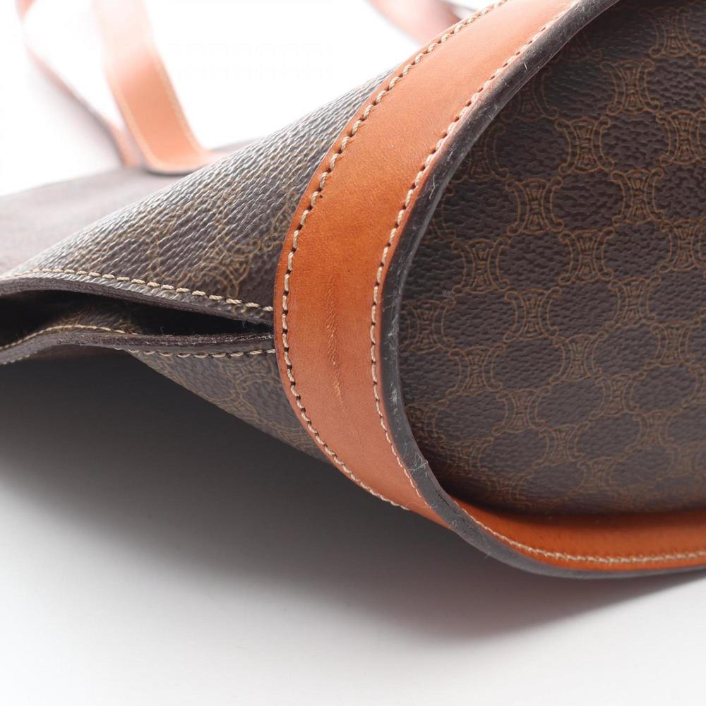 CELINE Brown Leather Tote Bag - Picture 6 of 10